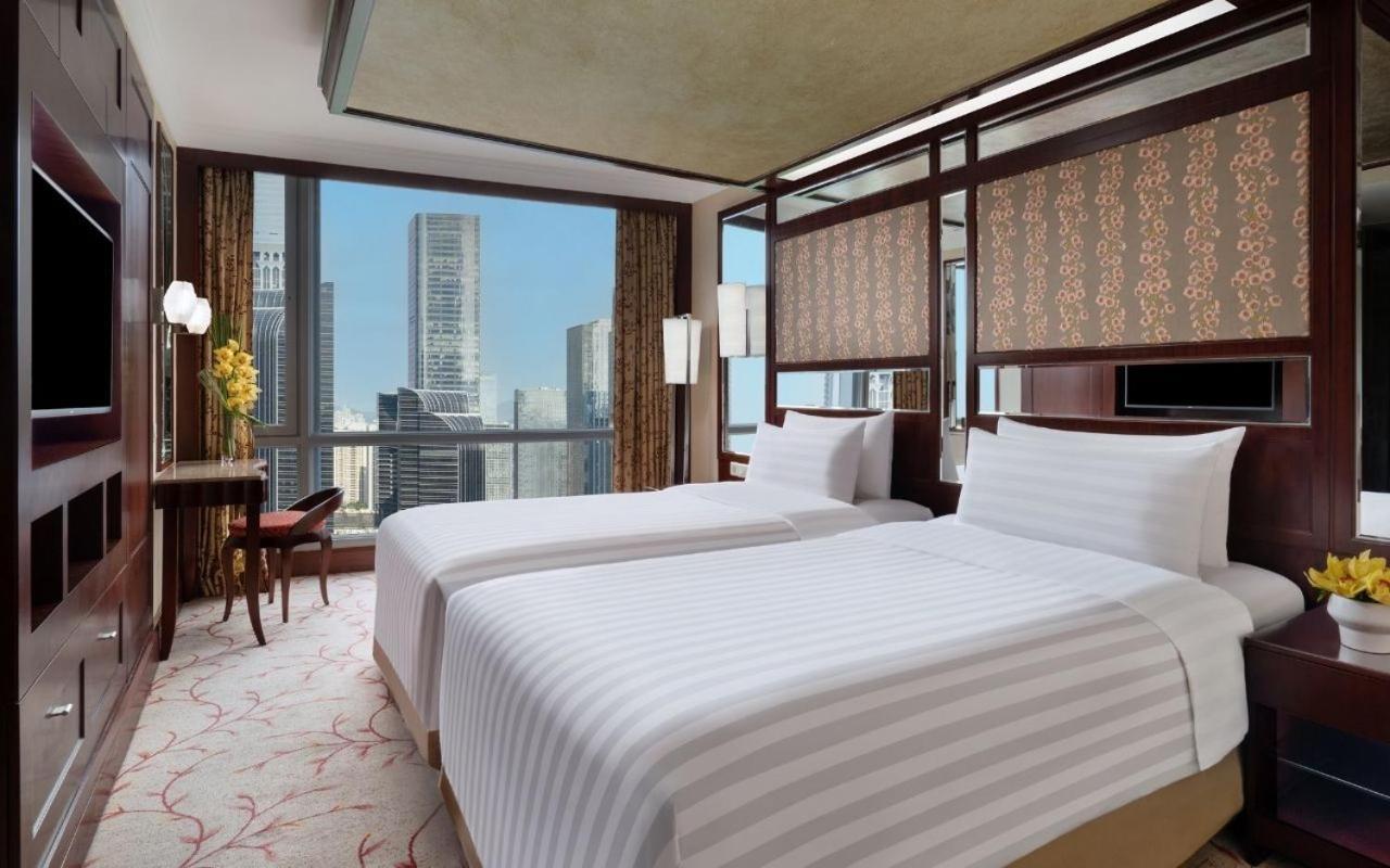 Futian Shangri-La, Shenzhen,Near To Shenzhen Convention&Exhibition Centre, Futian Railway Station Exterior foto