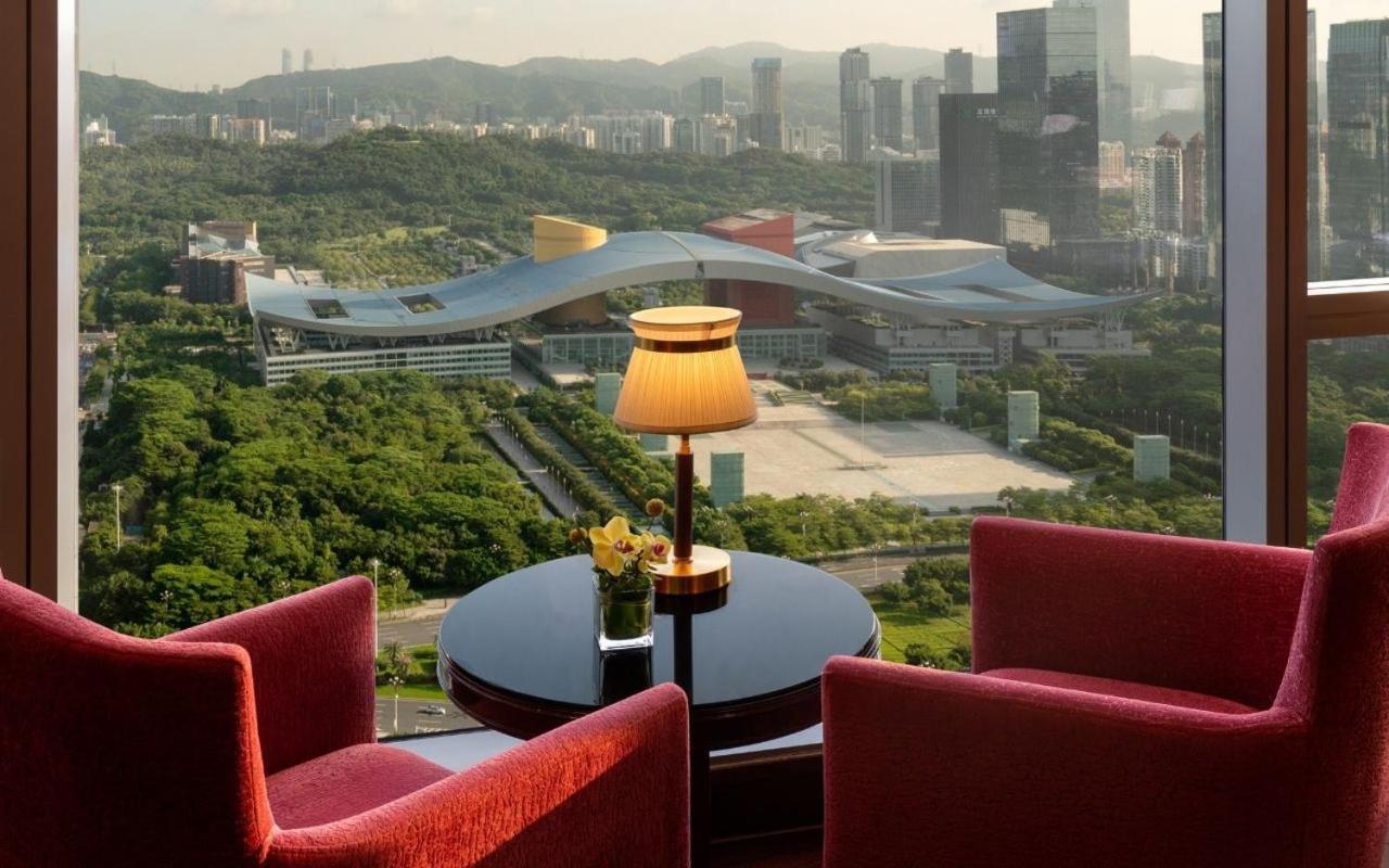 Futian Shangri-La, Shenzhen,Near To Shenzhen Convention&Exhibition Centre, Futian Railway Station Exterior foto