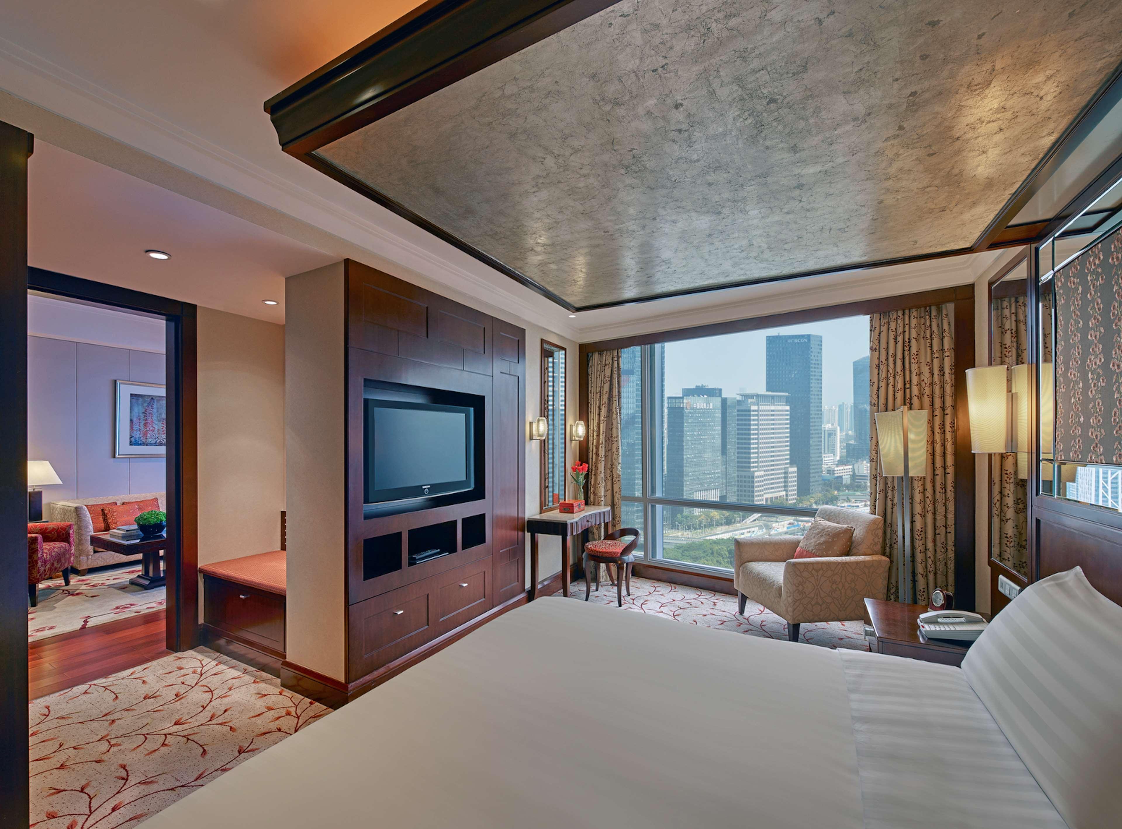 Futian Shangri-La, Shenzhen,Near To Shenzhen Convention&Exhibition Centre, Futian Railway Station Exterior foto